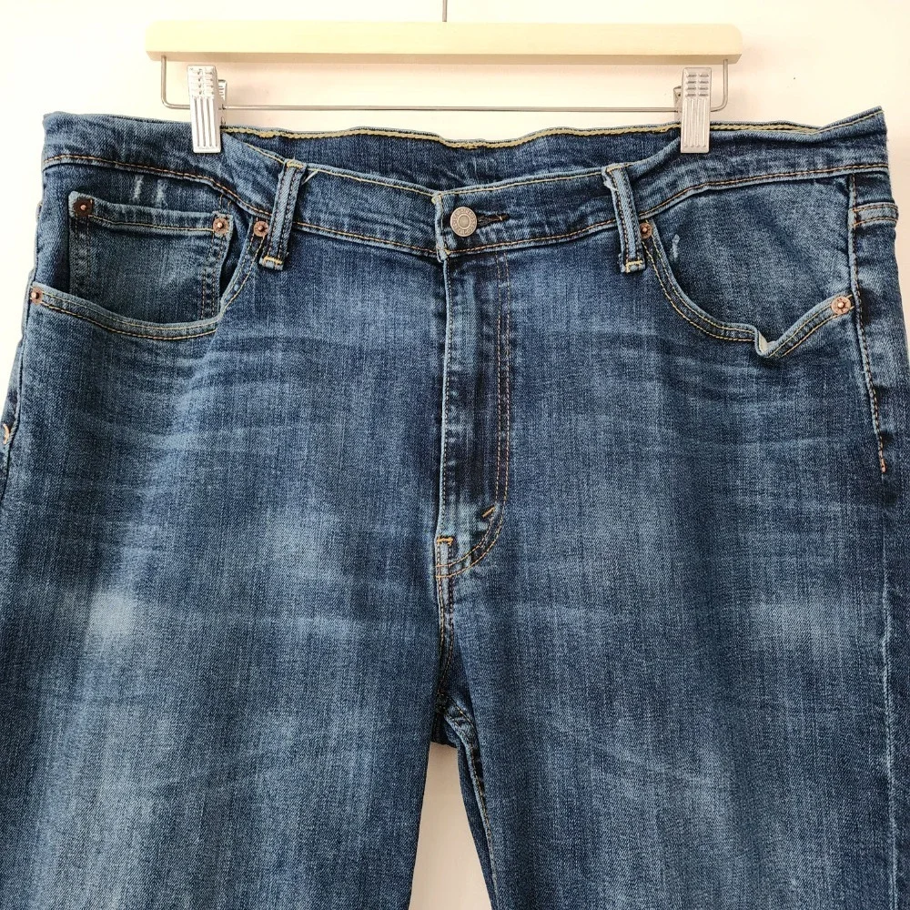 Levi's 514 blue denim jeans straight leg mens size‎ 40x32